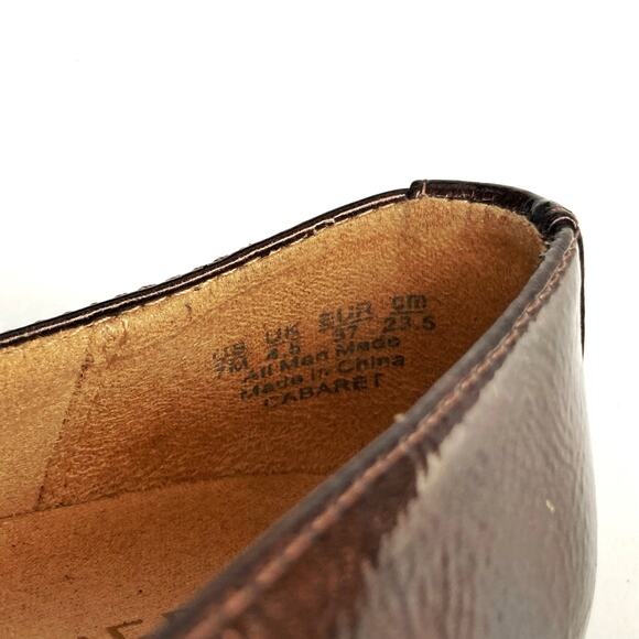 Naturalizer Cabaret Burgundy Patent Loafers | Block Heel Lug Sole Preppy Staple - Picture 8 of 16